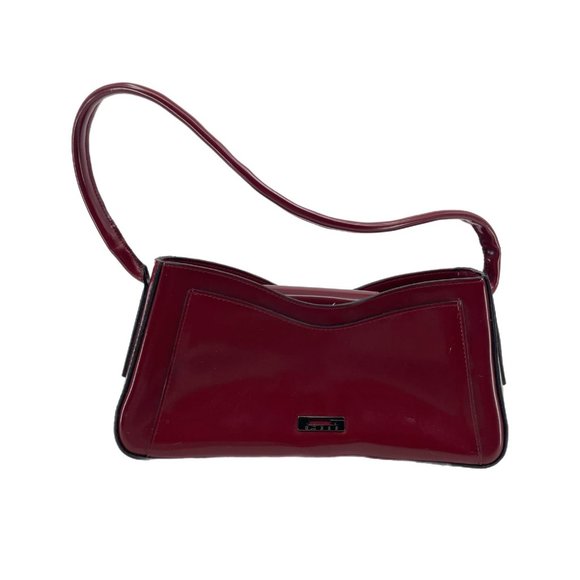 Guess Red Patent Leather Top Handle Bag | Small Size - Picture 1 of 6